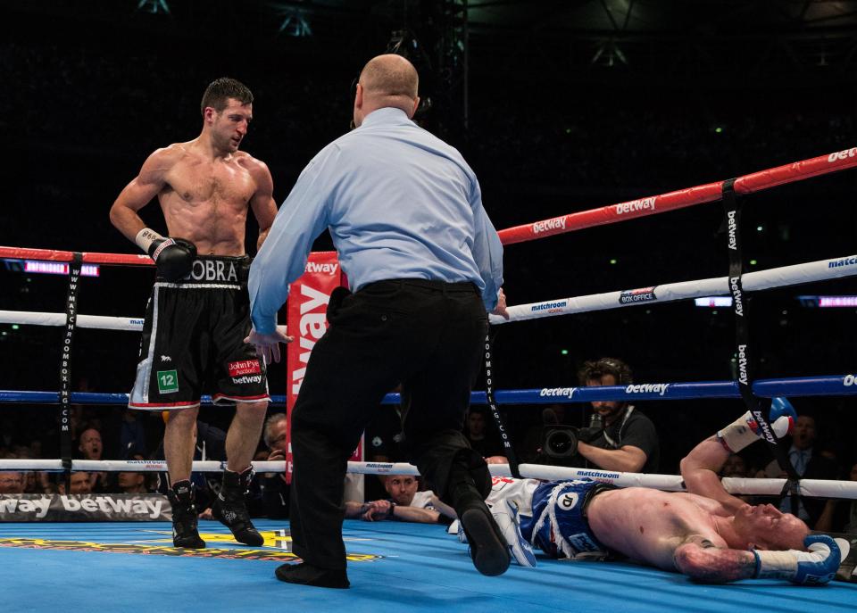  Froch controversially won the first fight via technical knockout but there was no doubt about the second bout as he "ironed him out"