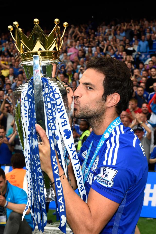  Fabregas has won two Premier League titles with Chelsea - he has made more Prem appearances than any other Spaniard