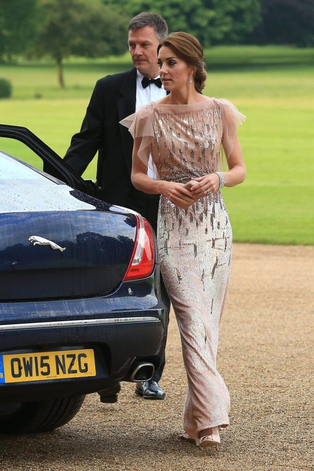  Janelle said her favourite outfit Kate has worn was this beautiful, pale pink Jenny Packham dress