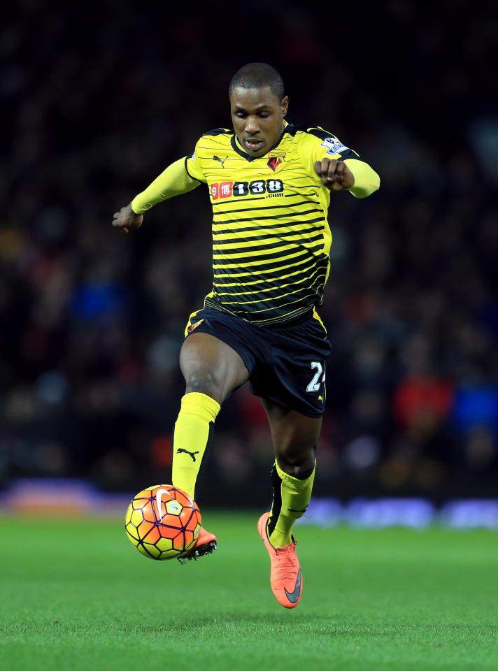  Ighalo spent three years playing at Vicarage Road for Watford