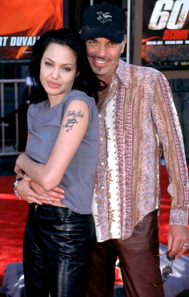  Angelina Jolie and ex-husband Billy Bob Thornton in 2000