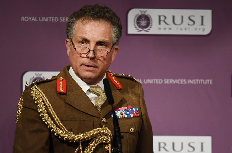  Chief of Defence Staff General Sir Nick Carter was said to have been left rolling his eyes at Gavin Williamson's suggestion