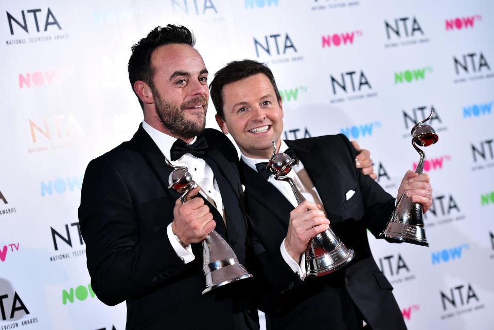  Ant and Dec have been nominated for an NTA as a pair - even though Dec worked solo for much of the year