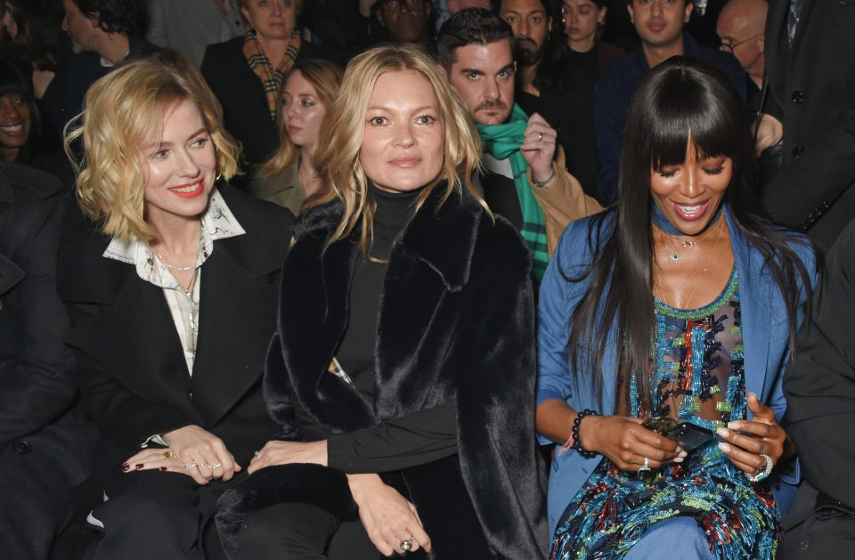  Past attendees have included Naomi Watts, Kate Moss and Naomi Campbell