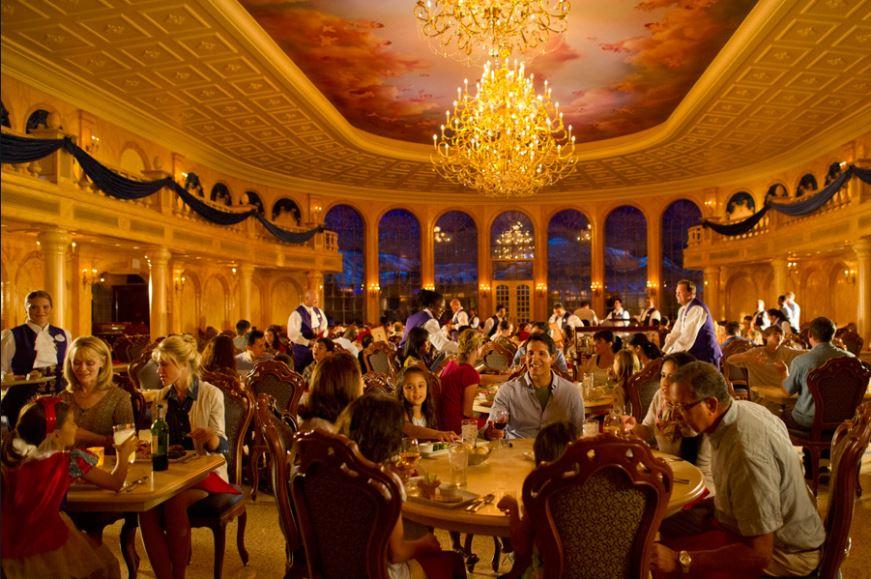  The Beast can be found during dinner at the Be Our Guest restaurant