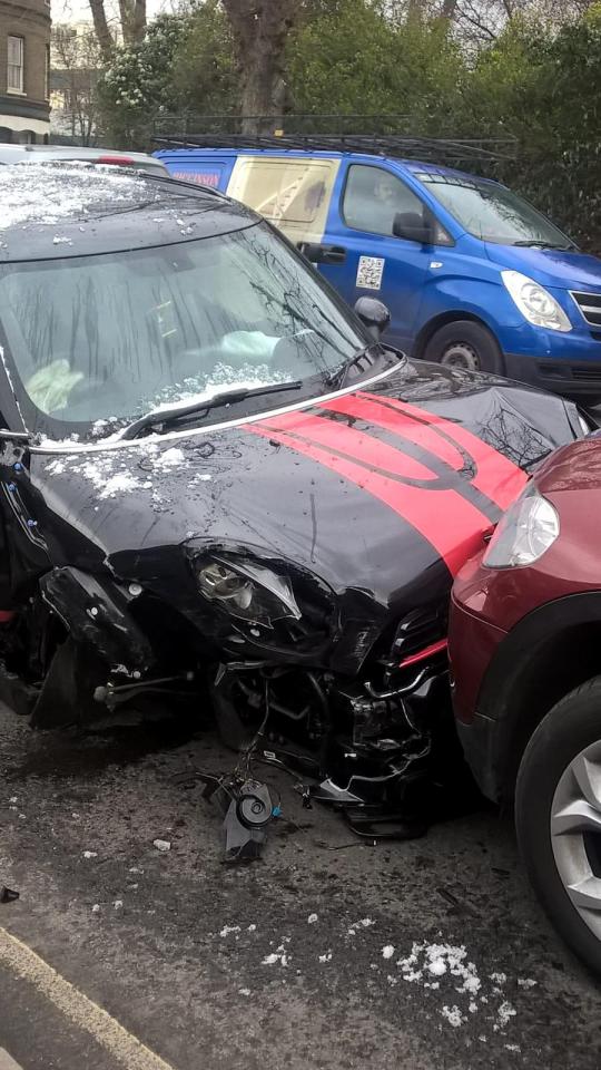  The TV favourite smashed his Mini last March into two vehicles, with his mum Christine next to him totally unaware he had been drinking