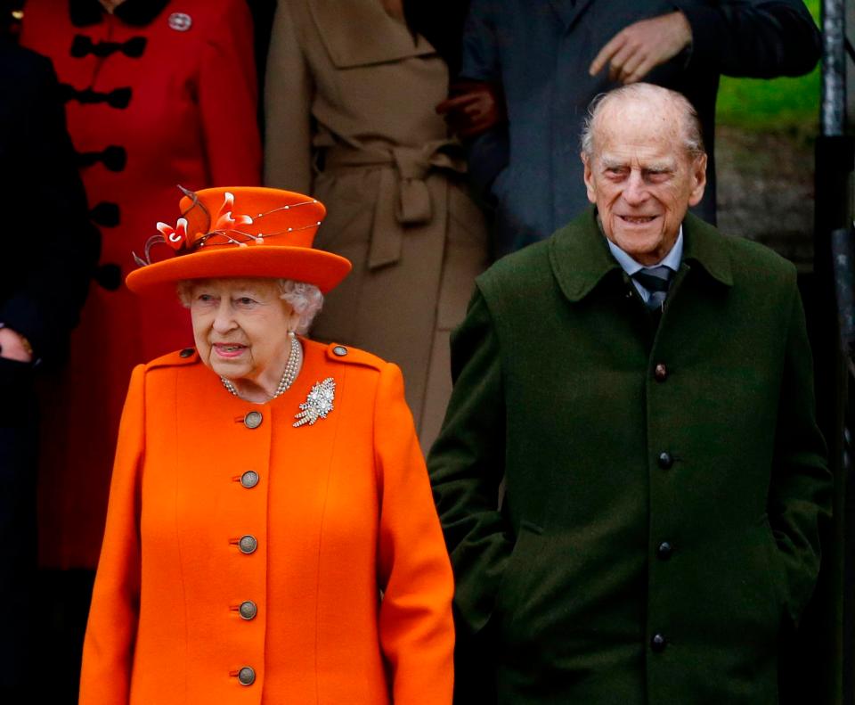  The Queen is with her husband at the Sandringham Estate