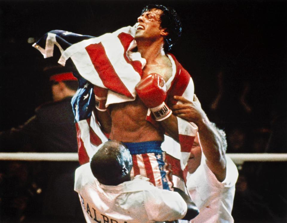  Rocky Balboa shocked the world in the hit film of the same name when he won the world title as a big outsider