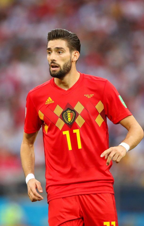  Belgian international Yannick Carrasco is a reported January target for Arsenal