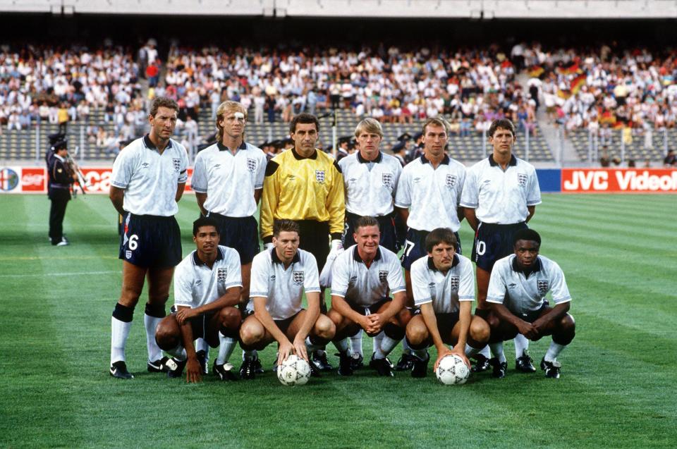  The England team he was part of reached the 1990 World Cup semifinal