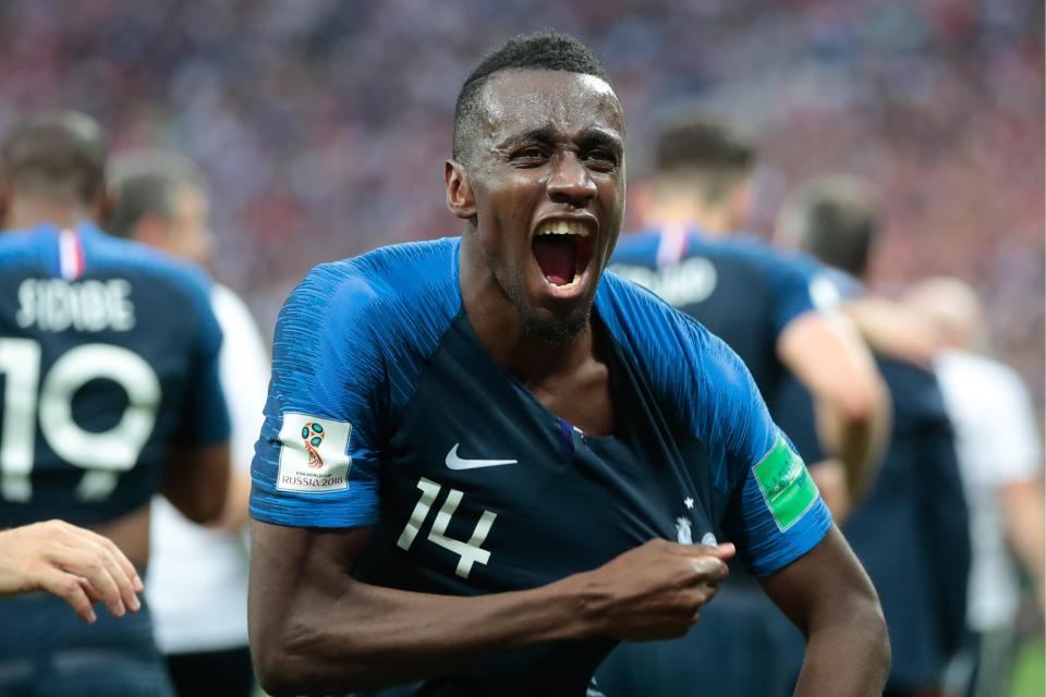  Blaise Matuidi won 48 matches last year including lifting the World Cup