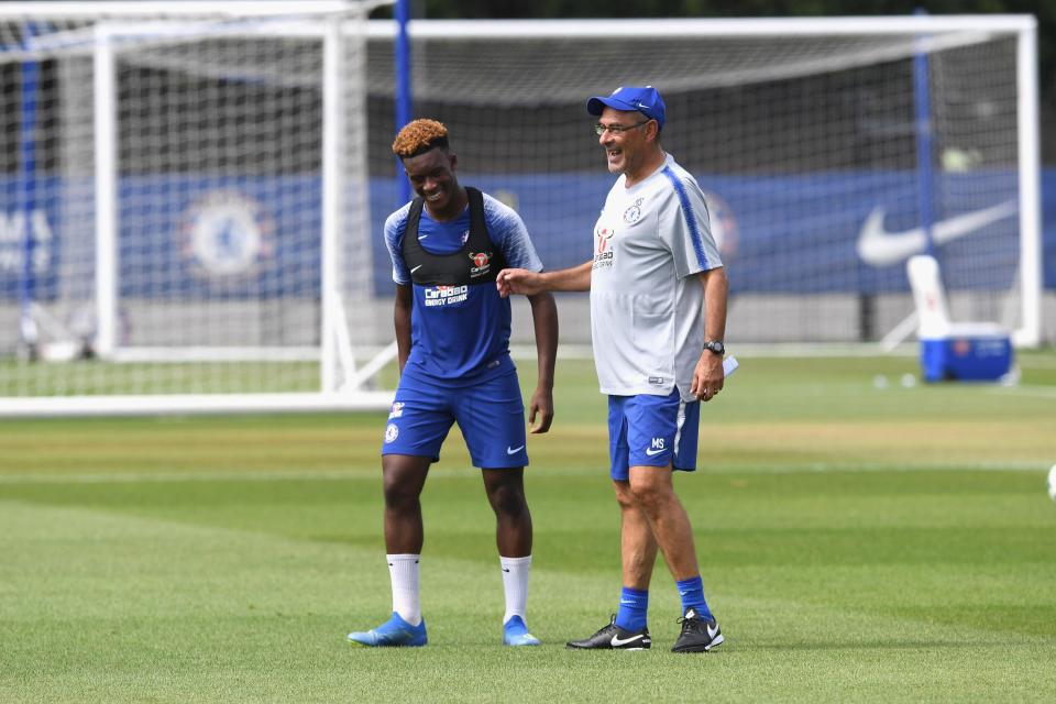  Maurizio Sarri wants to hold on to Callum Hudson-Odoi until the summer