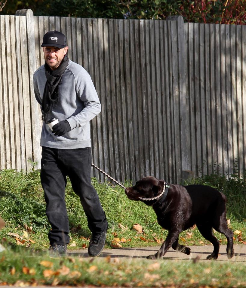  Piers said Ant had just spent the year walking his dog Hurley