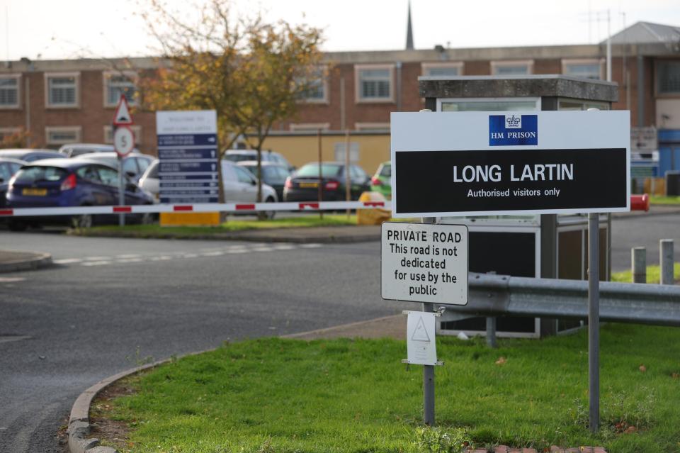  The attack took place at Long Lartin jail, Worcs