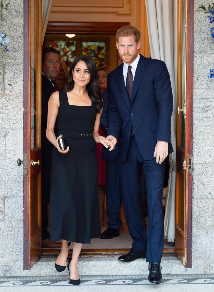  Her all-time favourite outfit of Meghan’s is this black Emilia Wickstead dress