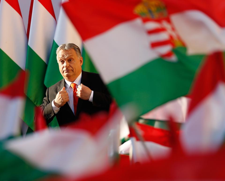  Hungary's Viktor Orban has said their goal is that 'opponents of immigration become a majority in the institutions of the EU'