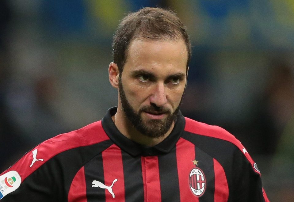  Gonzalo Higuain is a top target for the Blues