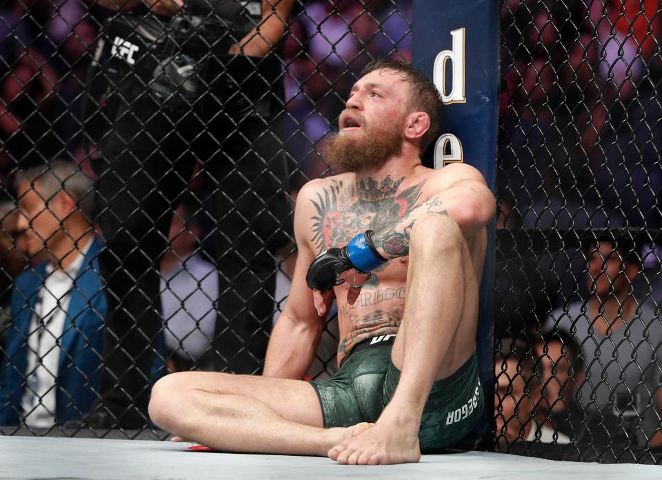  McGregor's last fight saw him mauled by Khabib Nurmagomedov