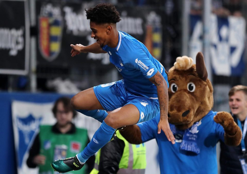  Arsenal believe Reiss Nelson - who has six goals this season - will be better served staying at Hoffenheim