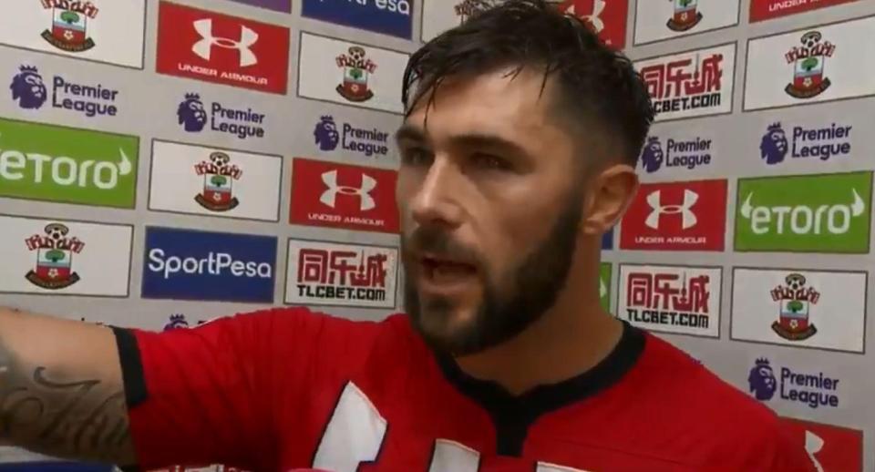  Charlie Austin hit the headlines for an astonishing post-match rant at the officials after Saints draw against Watford