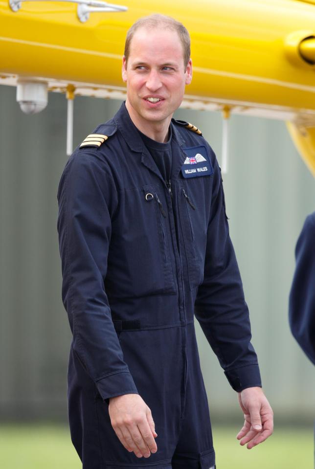  The Duke of Cambridge joined the East Anglian Air Ambulance service in March 2015