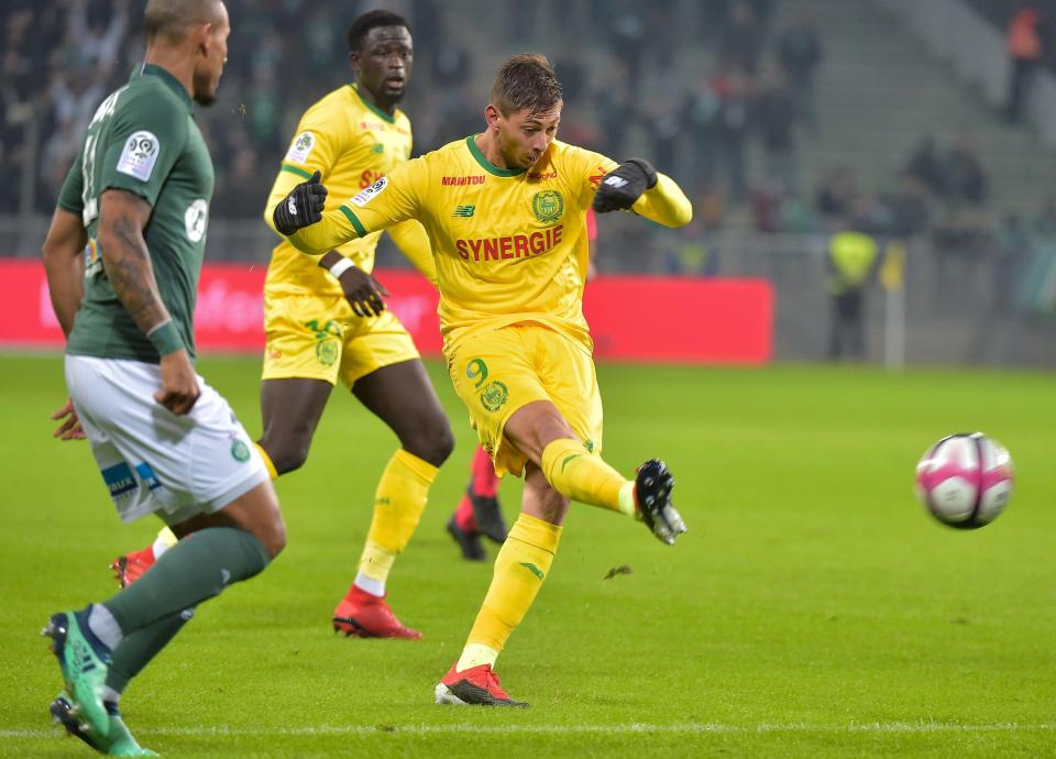  Sala spent four seasons at Nantes, where he scored 48 goals in 133 matches