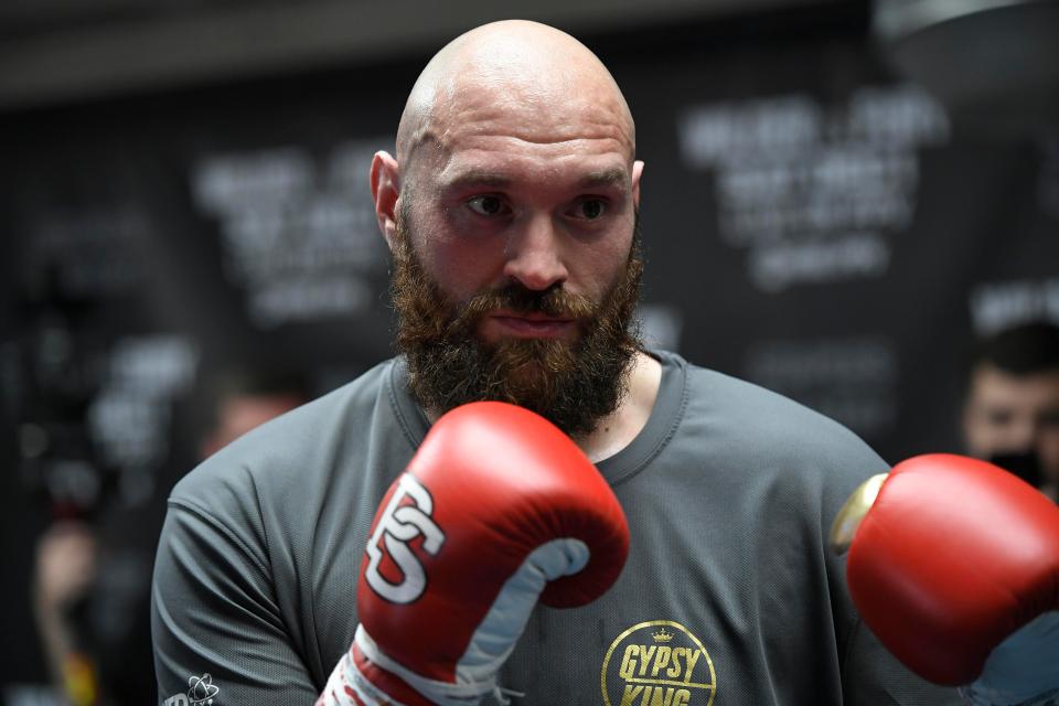  Tyson Fury is amongst those set to receive proposals to fight at Wembley in April