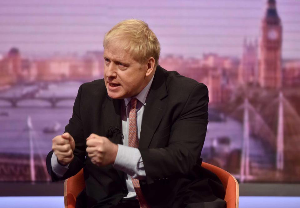  Boris Johnson is one of eight ex-Cabinet ministers to have signed the letter