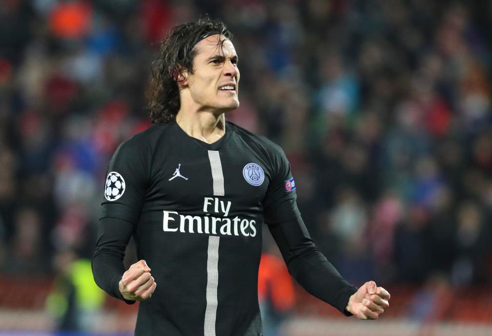  Chelsea are reportedly ready to offer £50m for PSG star Edinson Cavani