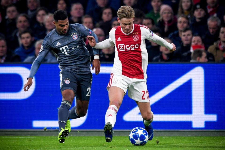  The Ajax star is close to completing a £75m switch to the Nou Camp