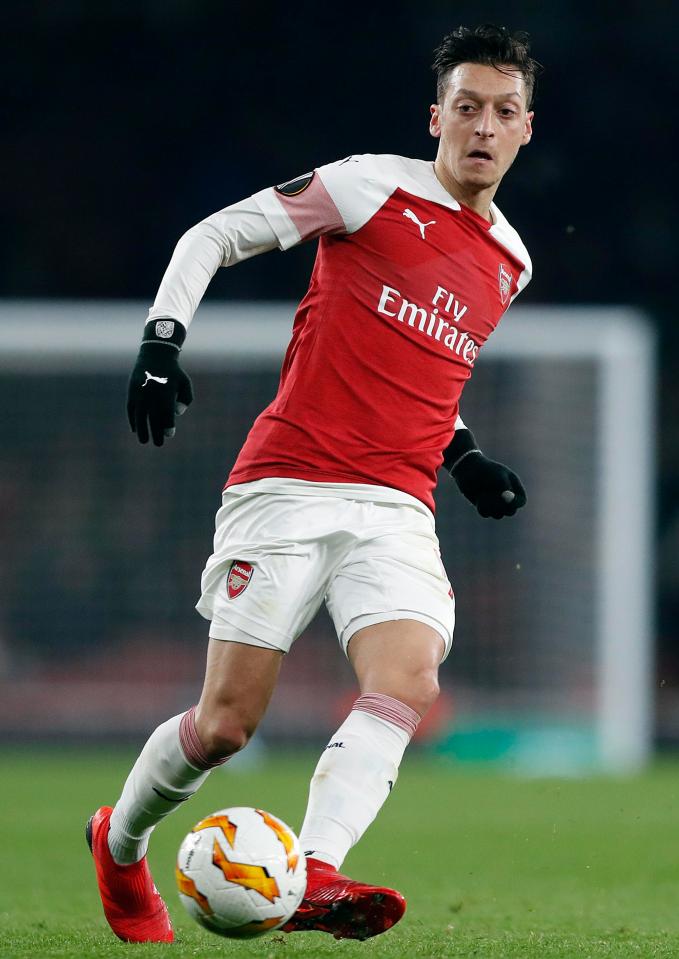  Mesut Ozil is the club's highest-paid player on £350,000-per-week