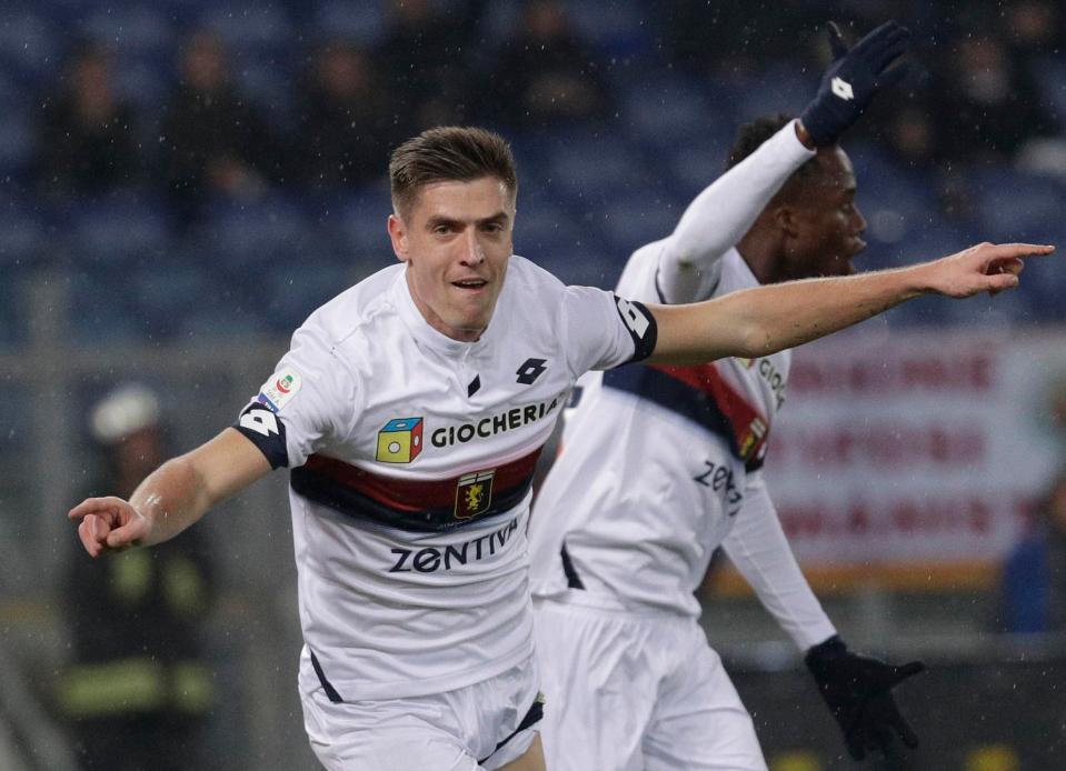  Krysztof Piatek's move from Genoa to AC Milan would free up Higuain to sign for the Blues