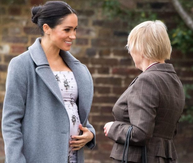 Meghan, the Duchess of Sussex visits Brinsworth House in Twickenham last month