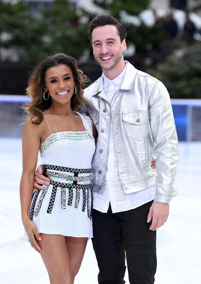  Melody Thornton has ruled out a romance with her Dancing on Ice skate partner