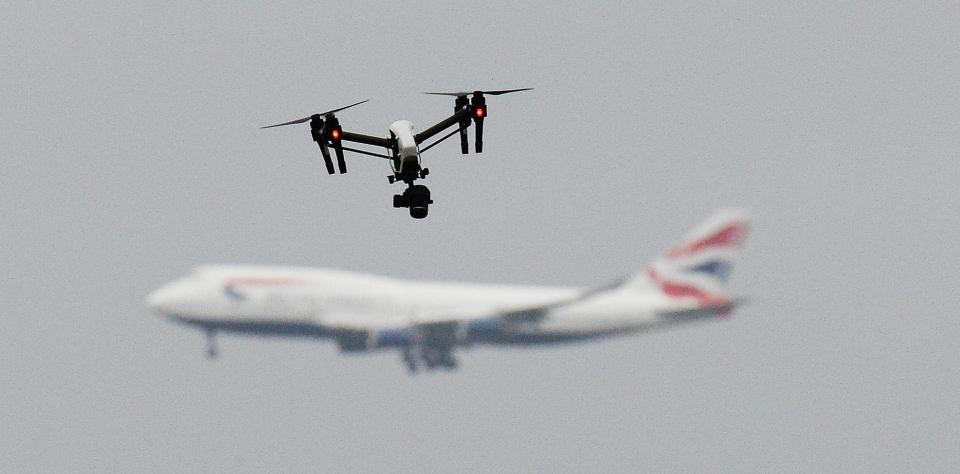  Airport bosses were yesterday warned not to rely on the RAF to solve their drone problems