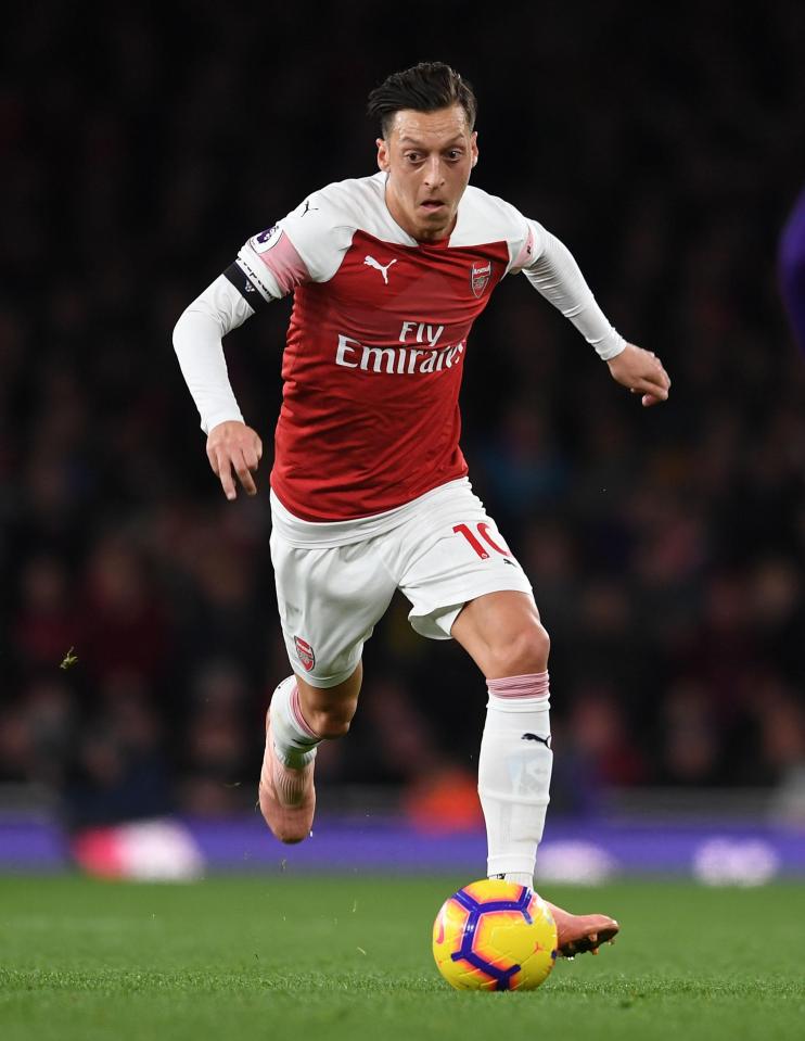  Arsenal ace Mesut Ozil has been linked with a move away from the Emirates in recent weeks