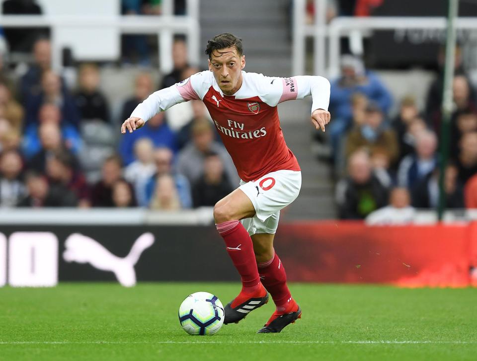  Could Ozil make his first Arsenal appearance of 2019?