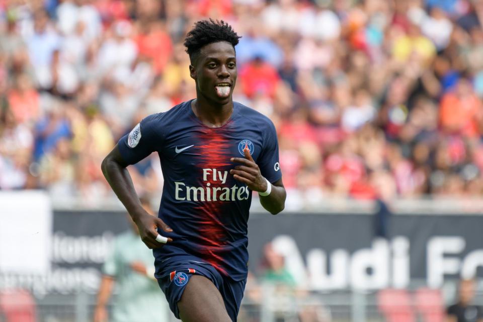  The PSG youngster has played 54 minutes of league action this season