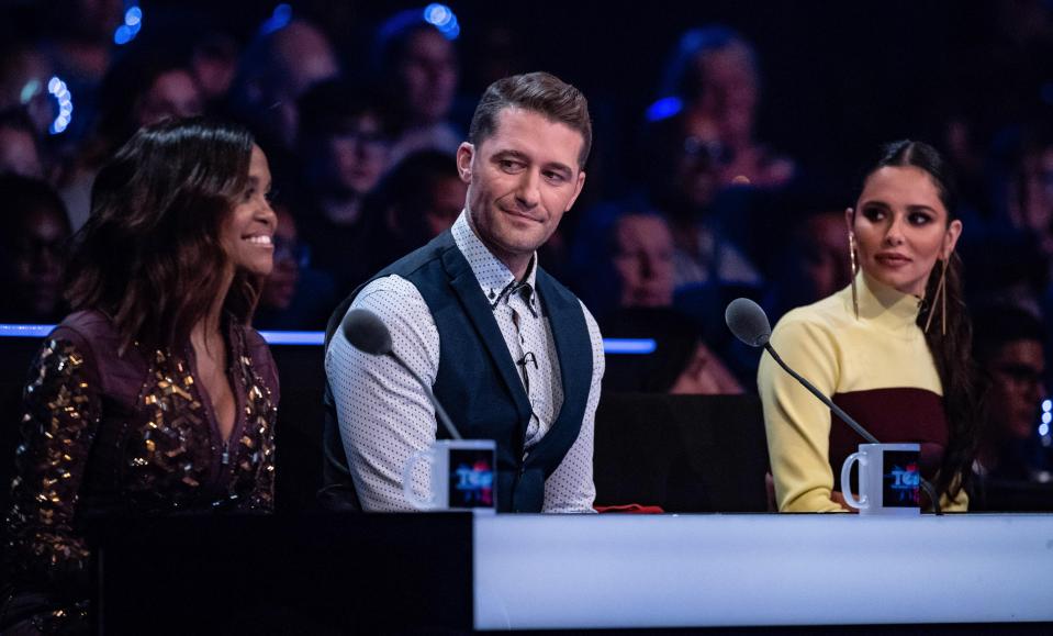  Cheryl has been joined by Matthew and Oti on the panel of the BBC dance show