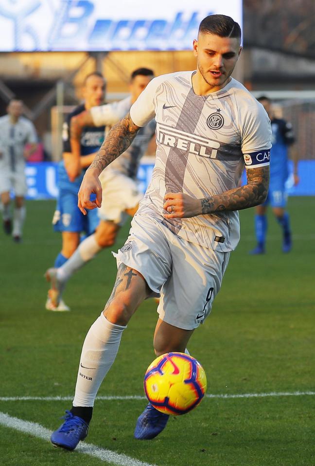  Inter Milan striker Mauro Icardi is reportedly wanted by Chelsea