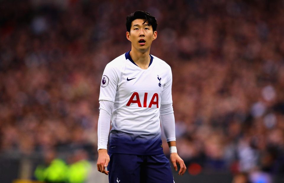  Tottenham are set to be without Son-Heung-min for a key period in their season