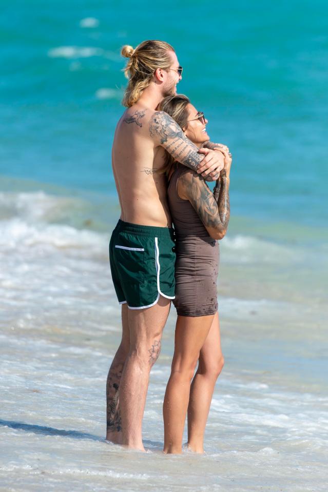  Loris Karius has been seen cuddling up to Sophia Thomalla in Miami