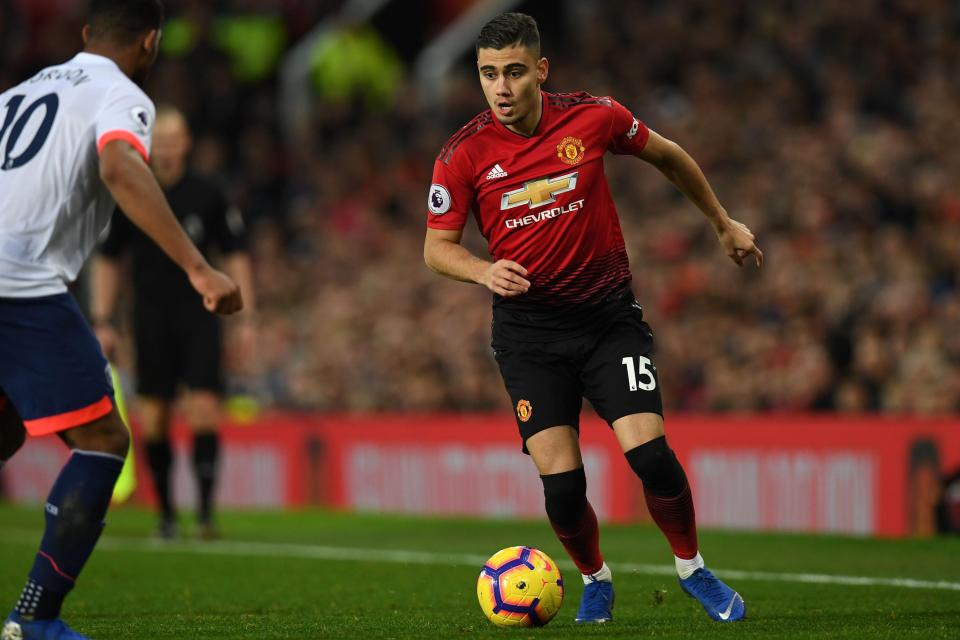  Andreas Pereira could end up leaving the club and joining Valencia