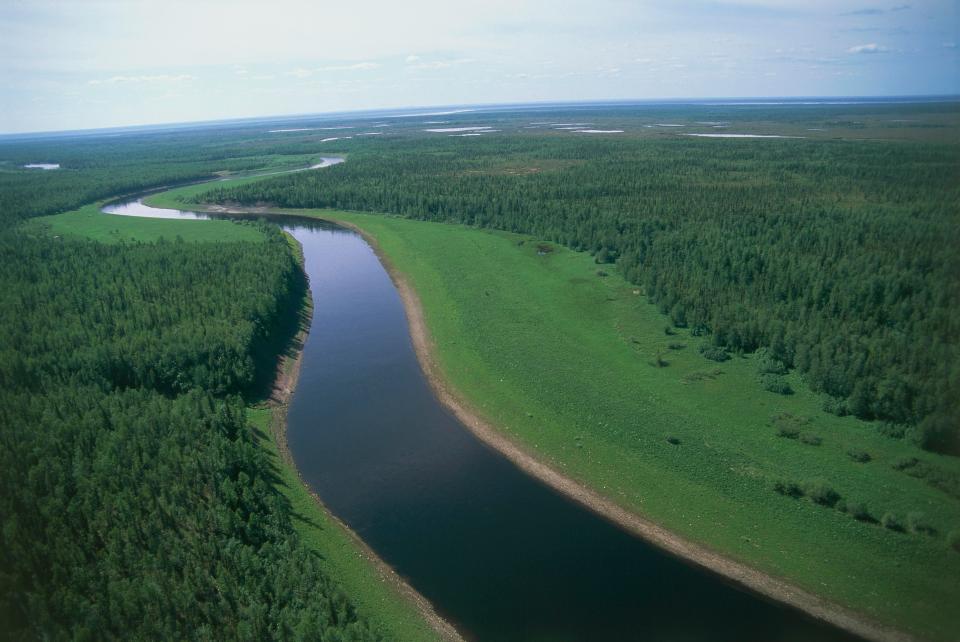  The Yenisei River is the world’s fifth longest river system and the largest draining into the Arctic Ocean