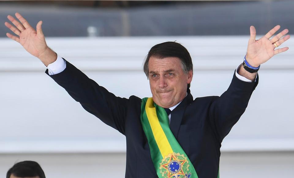  Jair Bolsonaro was sworn in as president of Brazil yesterday