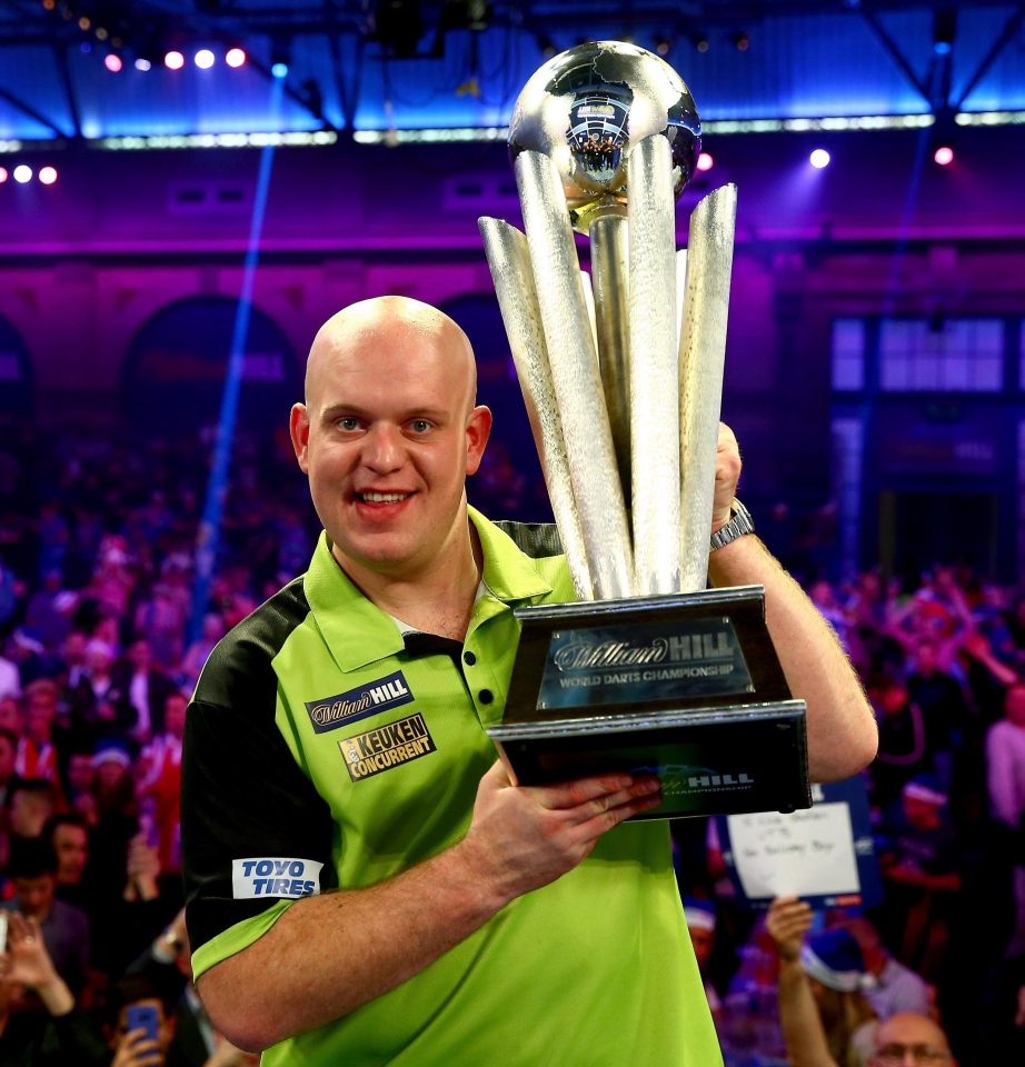  Michael van Gerwen proved just too good and won his third world title beating Michael Smith