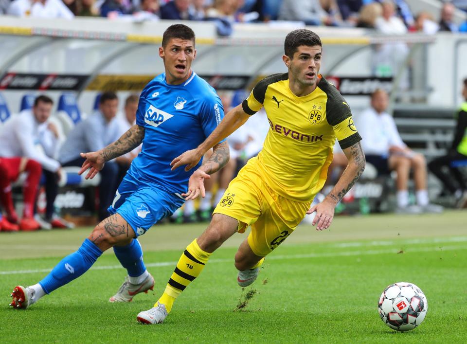  Pulisic will spend the rest of this season back on loan with Borussia Dortmund