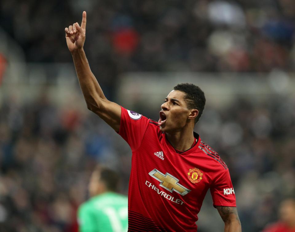  Rashford has notched six league goals this season