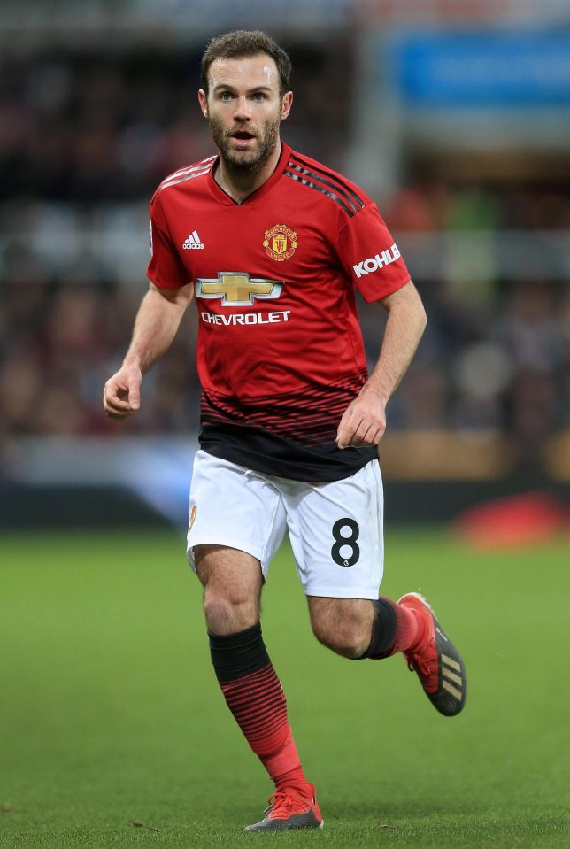  Juan Mata is another star who could leave the club for free in the summer