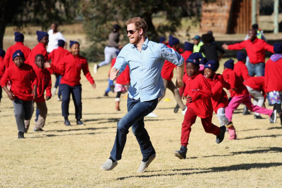  The Duke of Sussex is working out more